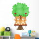 Couple Teddy Bears Swing Wall Decal
