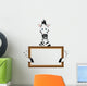 Cute Zebra Cartoon with Wall Decal
