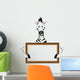 Cute Zebra Cartoon with Wall Decal