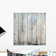 White Wood Wall Decal