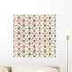 Seamless Geometric Lines Pattern Wall Decal