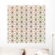 Seamless Geometric Lines Pattern Wall Decal