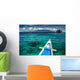 Boat and Tropical Apo Wall Decal