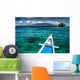 Boat and Tropical Apo Wall Decal