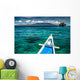 Boat and Tropical Apo Wall Decal
