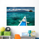 Boat and Tropical Apo Wall Decal