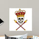 Royal Skull King Wall Decal