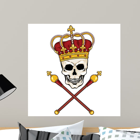 Royal Skull King Wall Decal
