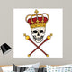Royal Skull King Wall Decal