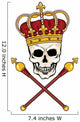 Royal Skull King Wall Decal