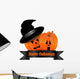 Halloween Pumpkin Orange Wall Decal