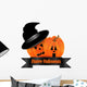 Halloween Pumpkin Orange Wall Decal