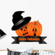 Halloween Pumpkin Orange Wall Decal