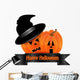 Halloween Pumpkin Orange Wall Decal