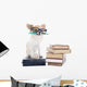 Chihuahua and Books Wall Decal