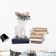 Chihuahua and Books Wall Decal