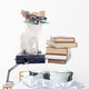 Chihuahua and Books Wall Decal