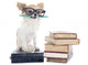 Chihuahua and Books Wall Decal