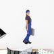 Female Technician Holding Toolkit Wall Decal