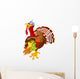 Turkey with Cornucopia Wall Decal