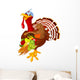 Turkey with Cornucopia Wall Decal