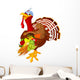 Turkey with Cornucopia Wall Decal