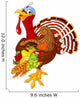 Turkey with Cornucopia Wall Decal