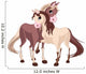 Friendly Farm Ponies Wall Decal