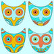 Print Owl Wall Decal