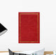 Old Red Leather Texture Wall Decal