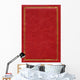 Old Red Leather Texture Wall Decal