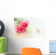 Rose and Marriage Certificate Wall Decal