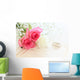 Rose and Marriage Certificate Wall Decal