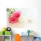 Rose and Marriage Certificate Wall Decal
