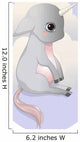 Unicorn Foal Wall Decal