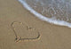 Sand Heart Seabeach Wall Decal