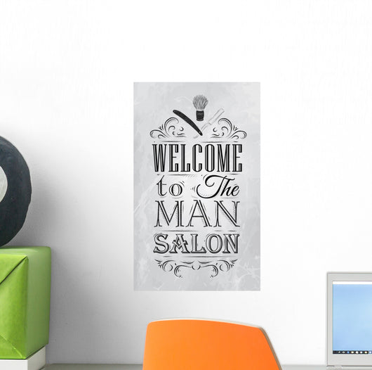 Poster Barbershop Welcome to Wall Decal