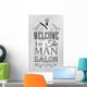 Poster Barbershop Welcome to Wall Decal