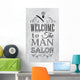 Poster Barbershop Welcome to Wall Decal