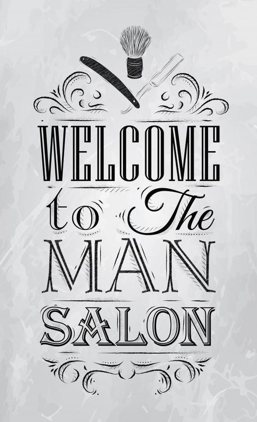 Poster Barbershop Welcome to Wall Decal