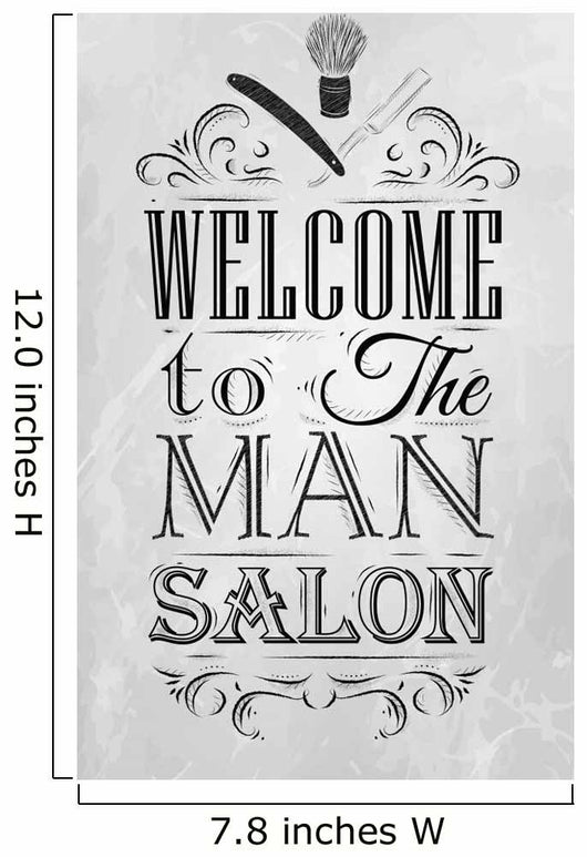 Poster Barbershop Welcome to Wall Decal