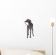 Italian Greyhound Gray Wall Decal