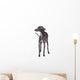 Italian Greyhound Gray Wall Decal