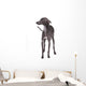 Italian Greyhound Gray Wall Decal