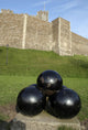 Cannonballs and Castle Wall Decal