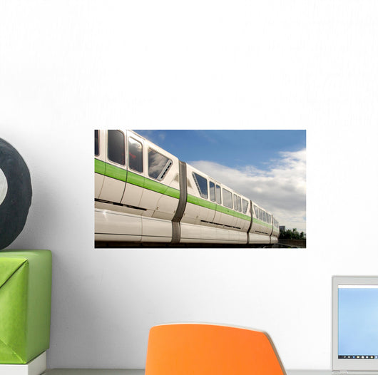 Fast Bullet Train Wall Decal