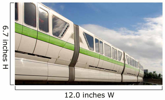 Fast Bullet Train Wall Decal