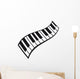 Piano Keys Pattern Wall Decal