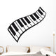 Piano Keys Pattern Wall Decal