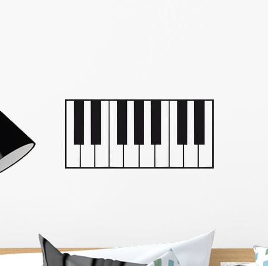 Piano Keys Design Wall Decal